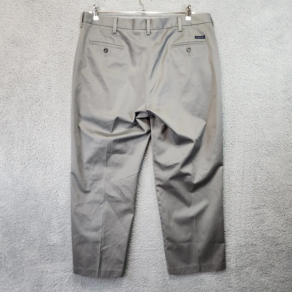 Dockers D3‎ Flat Front Khaki Pants Mens 40x29 Navy Blue and Gray Cotton Lot of 2
